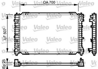 Su Radyatörü  VALEO 734468  4106727 4135737 4522301 4728842 AJ0315200 AJ03-15-200 AJ0315200A AJ03-15-200A AJ0315200B AJ03-15-200B ZZC215200 ZZC2-15-200 4524759 4L848005JA 4L84-8005-JA YL848005HBA YL84-8005-HBA