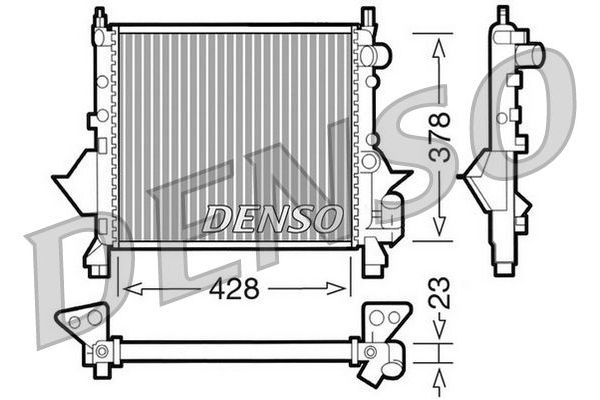 Su Radyatörü  DENSO DRM23080