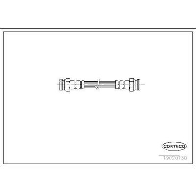 Fren Hortumu Arka Sağ veya Sol Abarth Punto (188)(2002->)  CORTECO 19020130