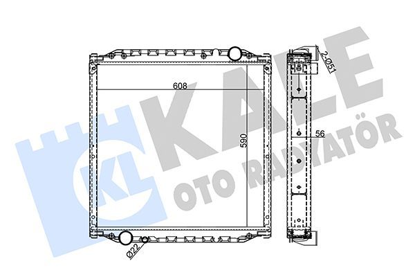 Su Radyatörü  KALE 351420