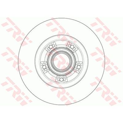 Fren Disk Ayna Arka Sağ ve Sol Renault Scenic III (04.2009->)  TRW DF6203BS