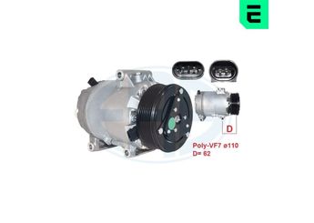 Klima Kompresörü  ERA 670101  8200677870 7711368189 8200067915 82 00 067 915 82 00 677 870 8200436108 8200678506 8200885261