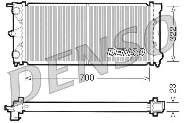 Su Radyatörü  DENSO DRM32021