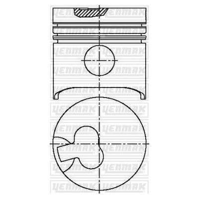 Piston (88.00MM-STD)  YENMAK 31-03800-000
