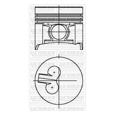 Piston (96.50MM-0.50)  YENMAK 31-04569-050