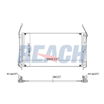 Klima Radyatörü  ORİS CFI281025