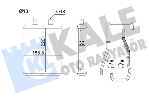 Kalorifer Radyatörü  KALE 355250
