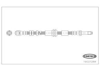 Fren Hortumu Arka Sağ veya Sol BSG 11-730-010  4G0611775B