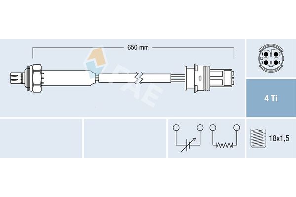 Oksijen (Lambda) Sensörü  FAE 77353