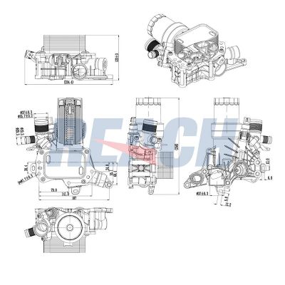 Motor Yağ Soğutucu  SWAPP 52249