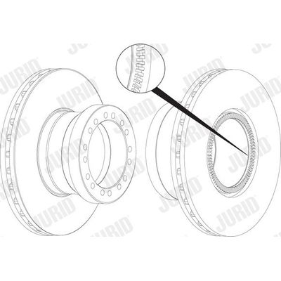 Fren Disk Ayna Arka Sağ ve Sol Opel Insignia A Country Tourer (2013->)  MGA 50465