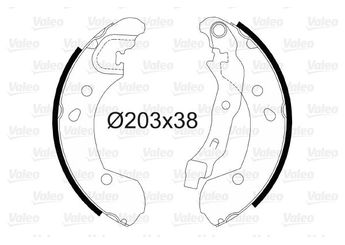 Fren Pabuçlu Balata Arka VALEO 564099  7701208357 8671020711 44060AX625 44060-AX625 D4060AX600 D4060-AX600 D4060AX601 D4060-AX601