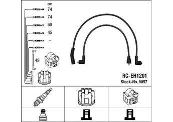 Buji Kablosu  NGK 9057  4029416090937 40-29416-09093-7
