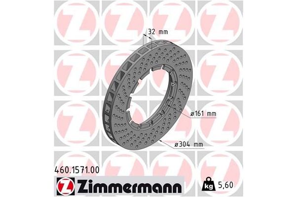 Fren Disk Ayna Ön Sağ ve Sol ZIMMERMANN 460.1571.00