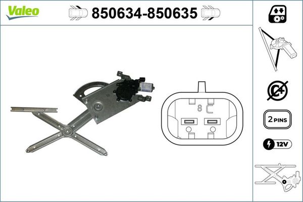 Cam Krikosu Ön Sol VALEO 850634