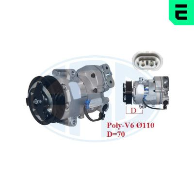 Klima Kompresörü  Opel Astra J Sedan (06.2012->)  ERA 670046