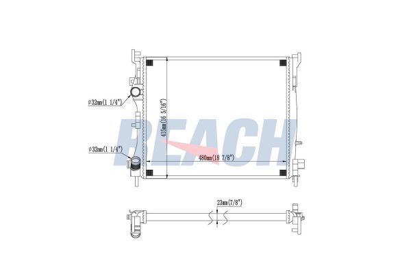 Su Radyatörü  RADISEN RR 67229