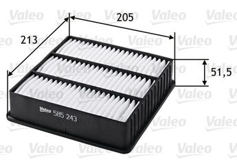 Hava Filtresi  VALEO 585243  MR552951 MR188657 XR188657 XR552951 MA4497 MA-4497 MR 188657 MR 552951 MR258421 MR373756 MR481794 MR481795 XR 188657 XR 552951