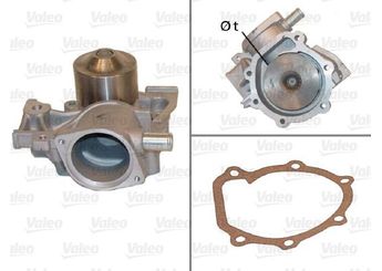 Devirdaim Su Pompası  VALEO 506440  21111AA002 21111-AA002 21111AA003 21111-AA003 21111AA004 21111-AA004 21111AA005 21111-AA005 21111AA006 21111-AA006 21111AA007 21111-AA007 21111AA000 21111AA001 21111AA011