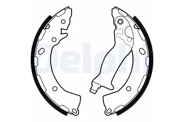 Fren Pabuçlu Balata Arka Kia Rio Sedan (QB)(2011->)  DELPHI LS2087