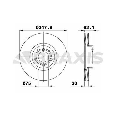 Fren Disk Ayna Ön Sağ ve Sol BRAXIS AD0411