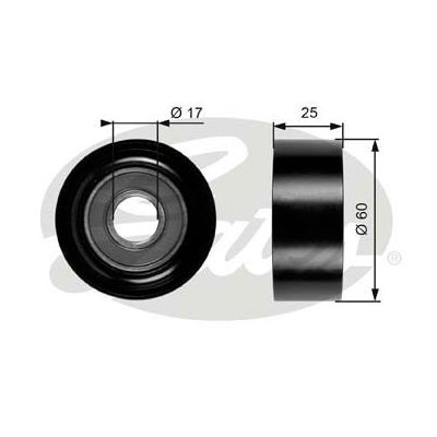 Vantilatör Kayış Gergi Rulmanı  Renault Clio II (B/CB0)(06.1998->)  GATES T36176