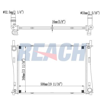 Su Radyatörü  BMW 6 Serisi Coupe (F13)(2011->)  BSG 15-520-032