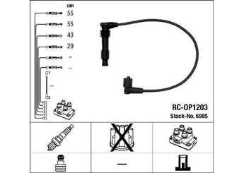 Buji Kablosu  NGK 6995  