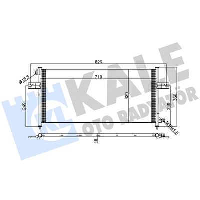 Klima Radyatörü  KALE 388700