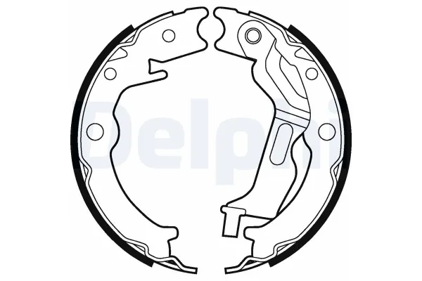 El Fren Balatası  Daewoo Nubira Limousine (2003->)  DELPHI LS2025