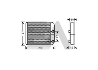 Kalorifer Radyatörü  MGA 81258  MR460150 MR568711 MR 568711 MR460151 30824478 30850697