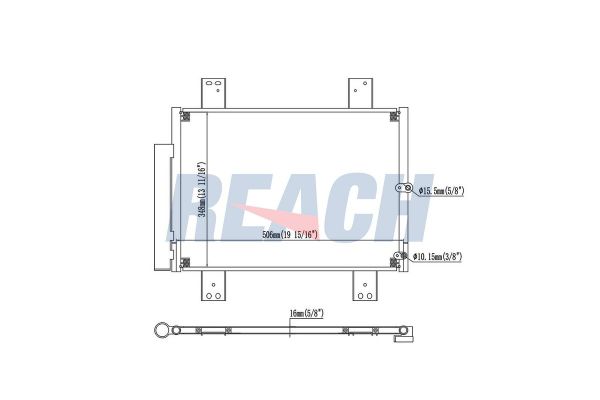 Klima Radyatörü  Daihatsu Terios (J2...)(2006->2013)  BOSCH 1 986 AD2 291