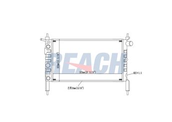 Su Radyatörü  AXAM 03-09-05-3960  1300115 52456309 90412253 R1150083