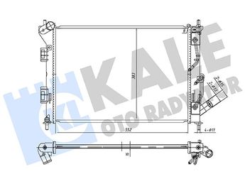 Su Radyatörü  VEKA 16-3236  25310B2060 25310B2010