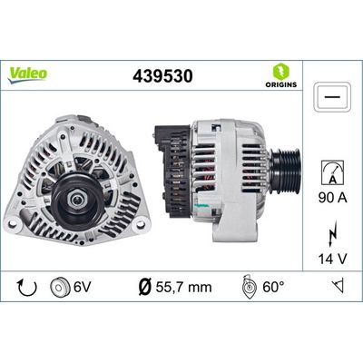 Alternatör  VALEO 439530