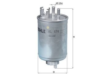 Yakıt Filtresi  MAHLE KL 474  46737091 71771373 0000071771373 46531688 46786875 71736117