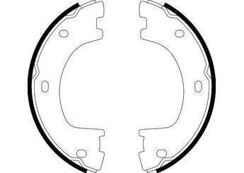El Fren Balatası  HELLA 8DA 355 050-071  2E0698525A A9064200420 2E0 698 525 A 2E0698525D 2E0 698 525 D 9064200420 906 420 04 20 A 906 420 04 20