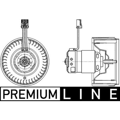 Kalorifer Motoru  MAHLE AB 71 000P