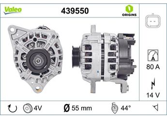 Alternatör  VALEO 439550  23100AX610 23100AX620 23100AX62A 23100-AX610 23100-AX620 23100-AX62A