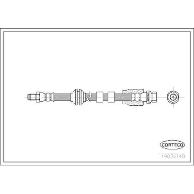 Fren Hortumu Ön Sağ veya Sol Ford Mondeo S.Wagon (GE)(2000->)  OSSCA 01031