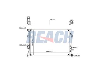 Su Radyatörü  RADISEN RR 65295  1K0121251CL