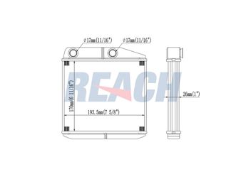 Kalorifer Radyatörü  MAHLE AH 350 000S  77366513