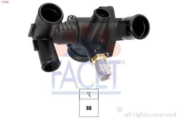 Termostat Gövdesi  FACET 7.7949