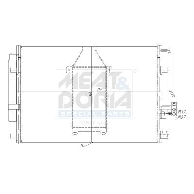 Klima Radyatörü  NRF 350586