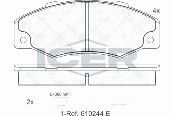 Fren Disk Balata Ön TWINS 16604