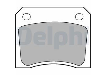Fren Disk Balata Arka DELPHI LP133  C39137 GBP209 JLM1157 JLM9516 JLM9728 CAC5060 CAC5061 GBP277 GBP90141 GBP90209 JLM1159 JLM1513 VBP218