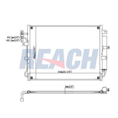 Klima Radyatörü  VEKA 43-2601