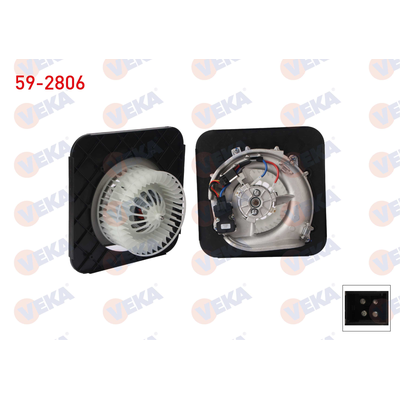 Kalorifer Motoru  VEKA 59-2806