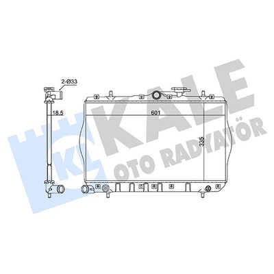 Su Radyatörü  Volvo S40 Sedan (09.1995->)  KALE 119000