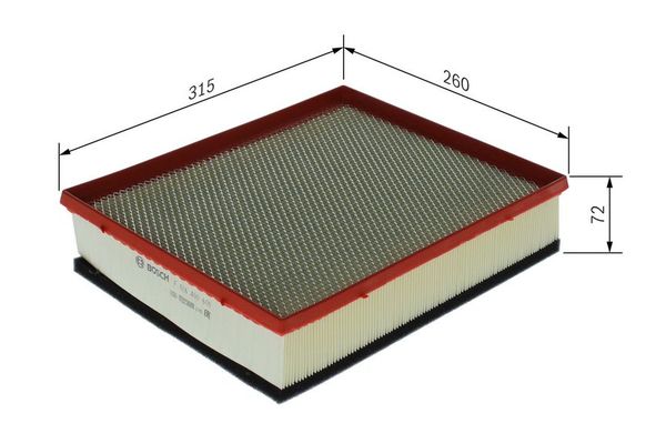 Hava Filtresi  Volkswagen Amarok (S6B)(08.2016->2020)  BOSCH F 026 400 609